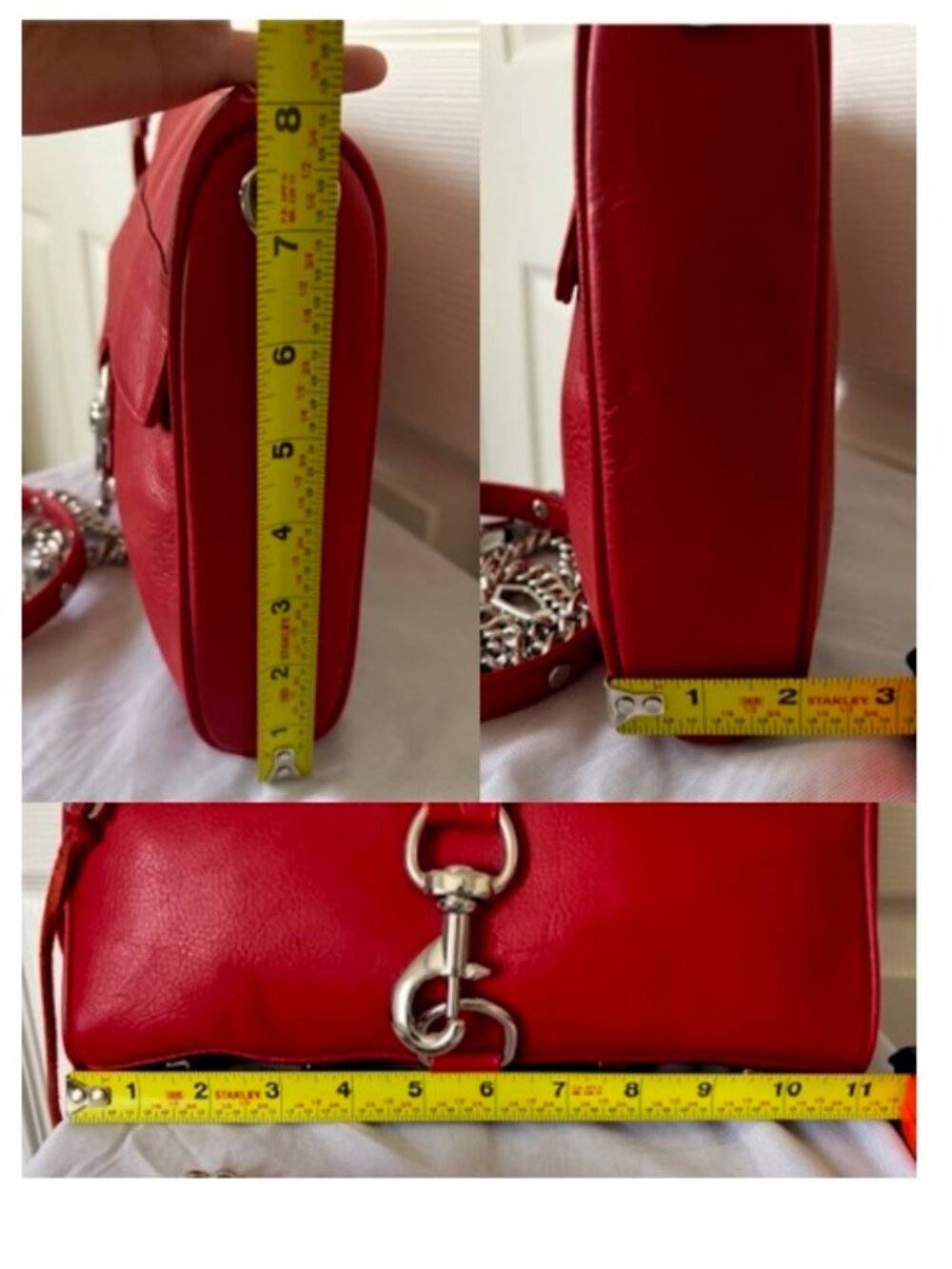 Rebecca Minkoff M.A.C. Crossbody Bag Large Red - Picture 10 of 14